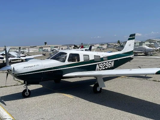 Marketing image of a 1997 Piper Saratoga II TC.