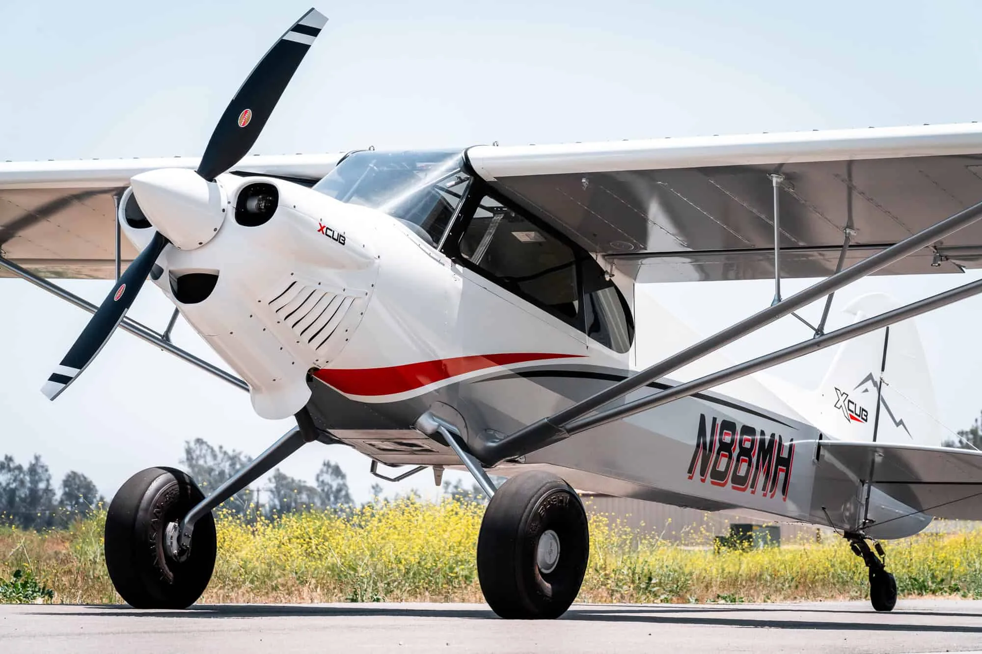 Exterior view of a 2018 CubCrafters XCUB CC19-180, N88MH.
