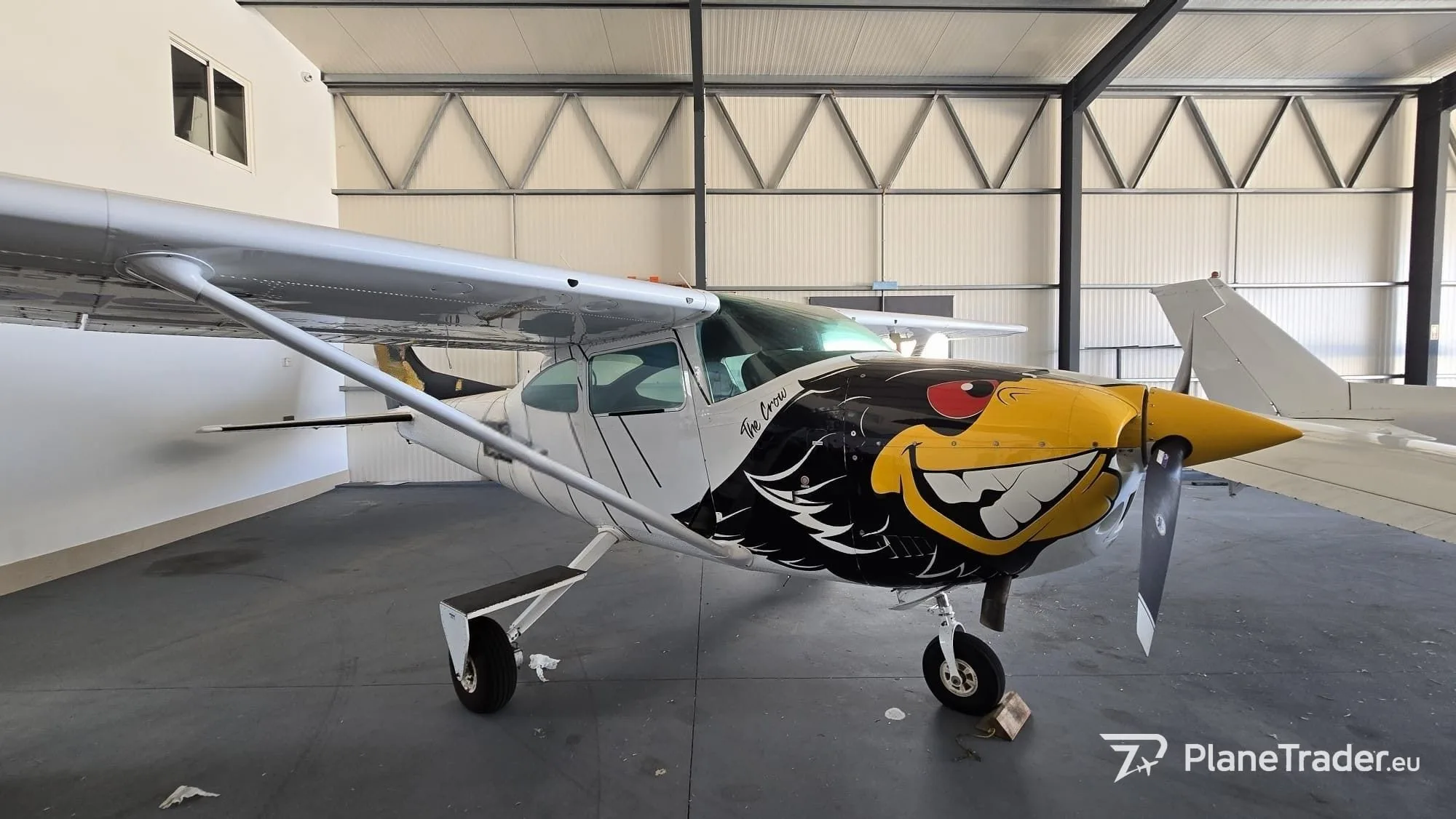 Exterior view of a 1977 Cessna C182Q Skylane.
