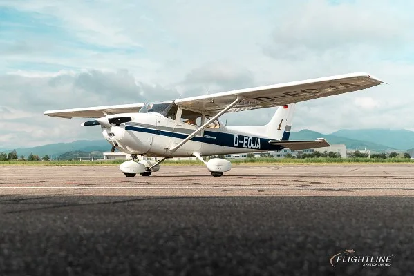 Exterior view of a 1977 Cessna 172N, D-EOJA.