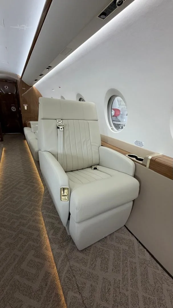 Cabin interior of a 2023 GULFSTREAM G280.