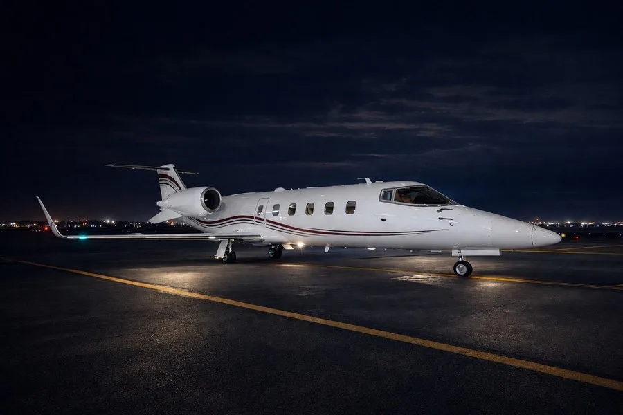 Marketing image of a 2013 Learjet 60XR.