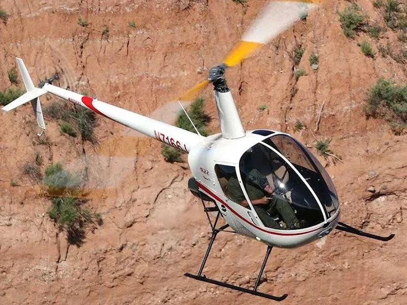 Marketing image of a 2025 ROBINSON R22 BETA II.