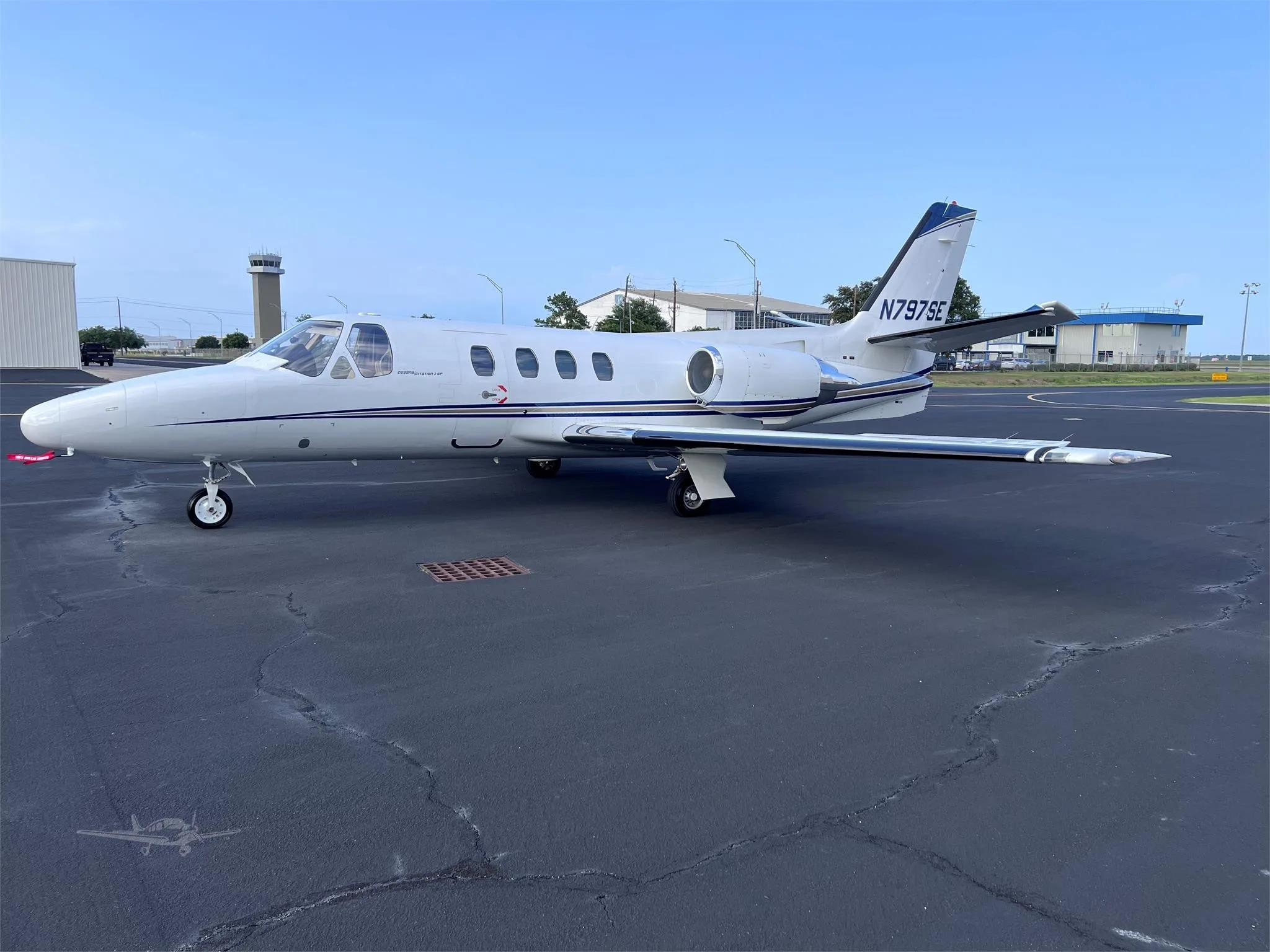 Exterior view of a 1980 CESSNA CITATION ISP, N797SE.