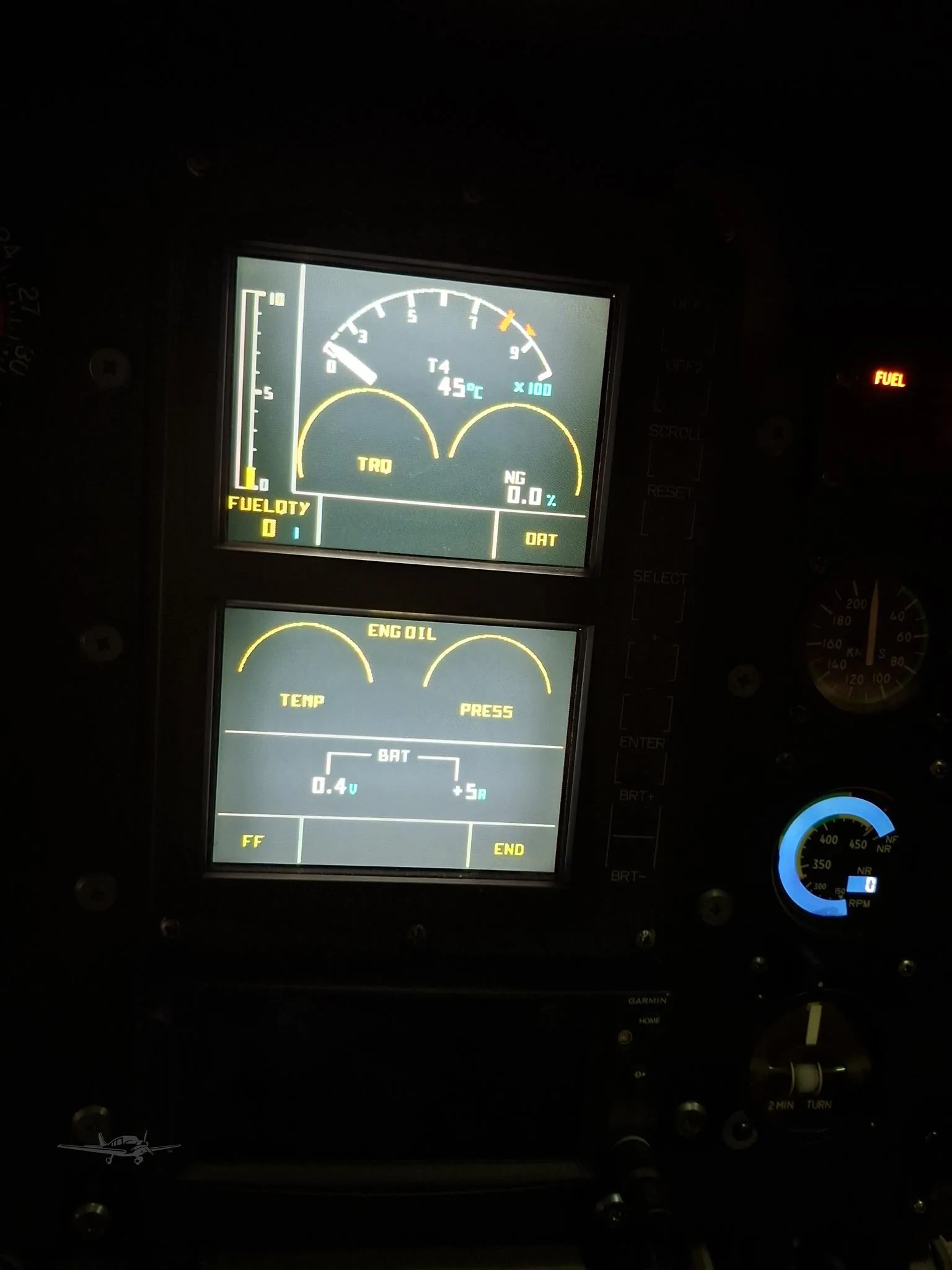 Avionics suite of a 2001 EUROCOPTER EC120.