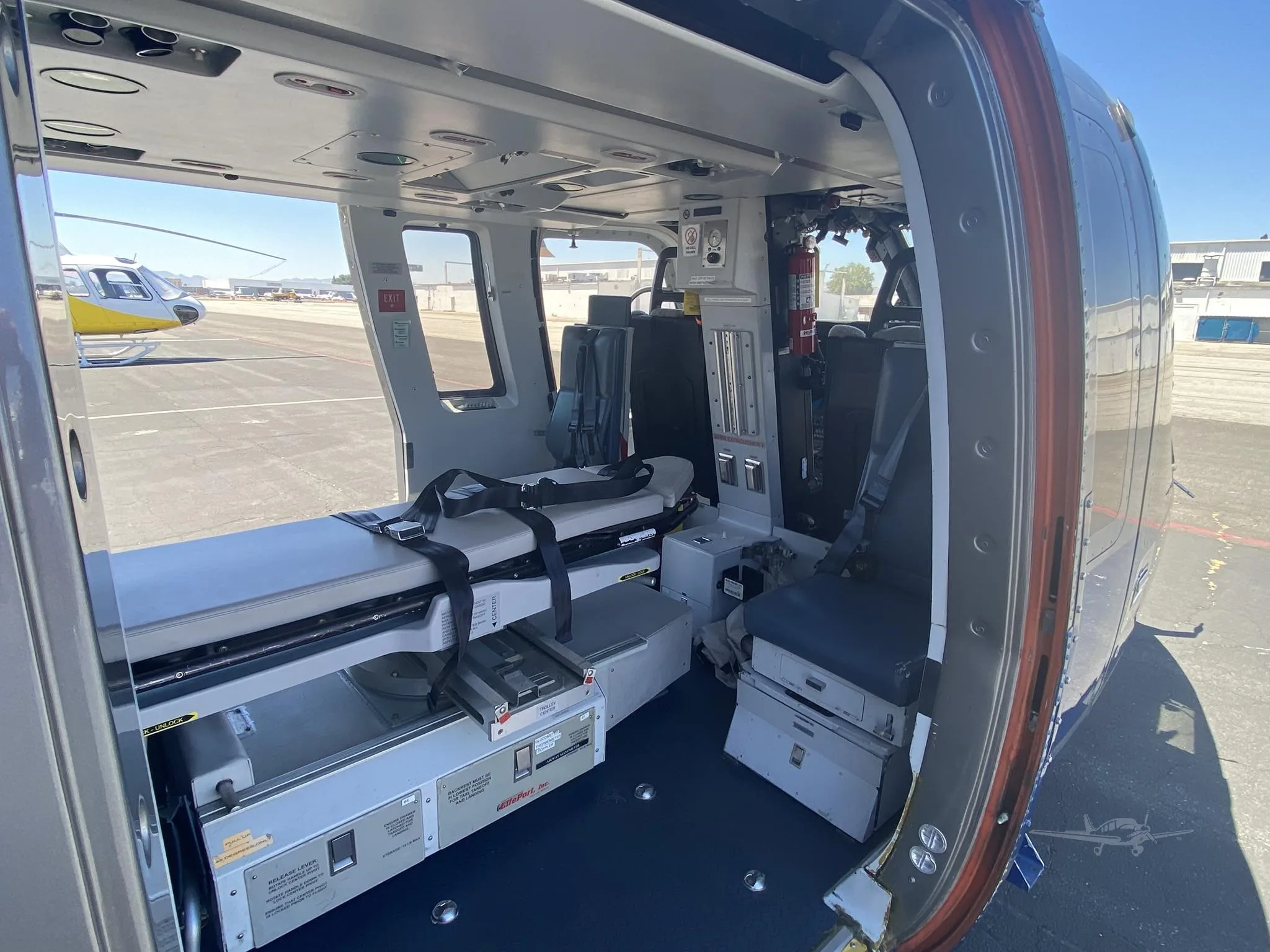 Cabin interior of a 2008 SIKORSKY S-76C++.