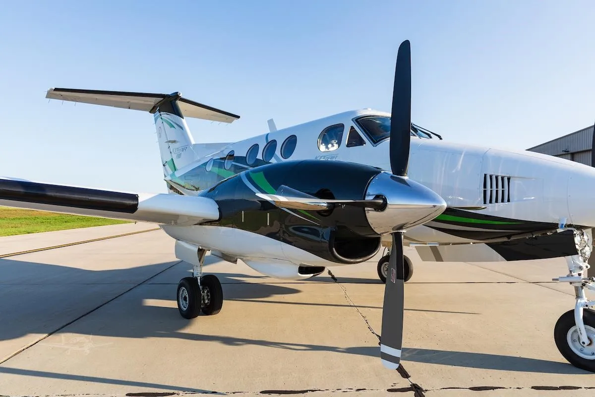 Exterior view of a 1981 BEECHCRAFT KING AIR F90.