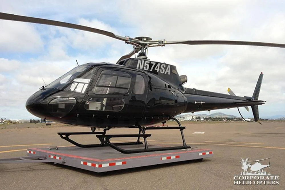 Exterior view of a 1993 Eurocopter AS350 B2.