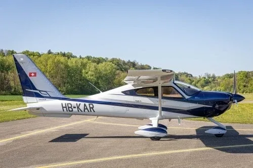 Exterior view of a 2024 Tecnam P2010.