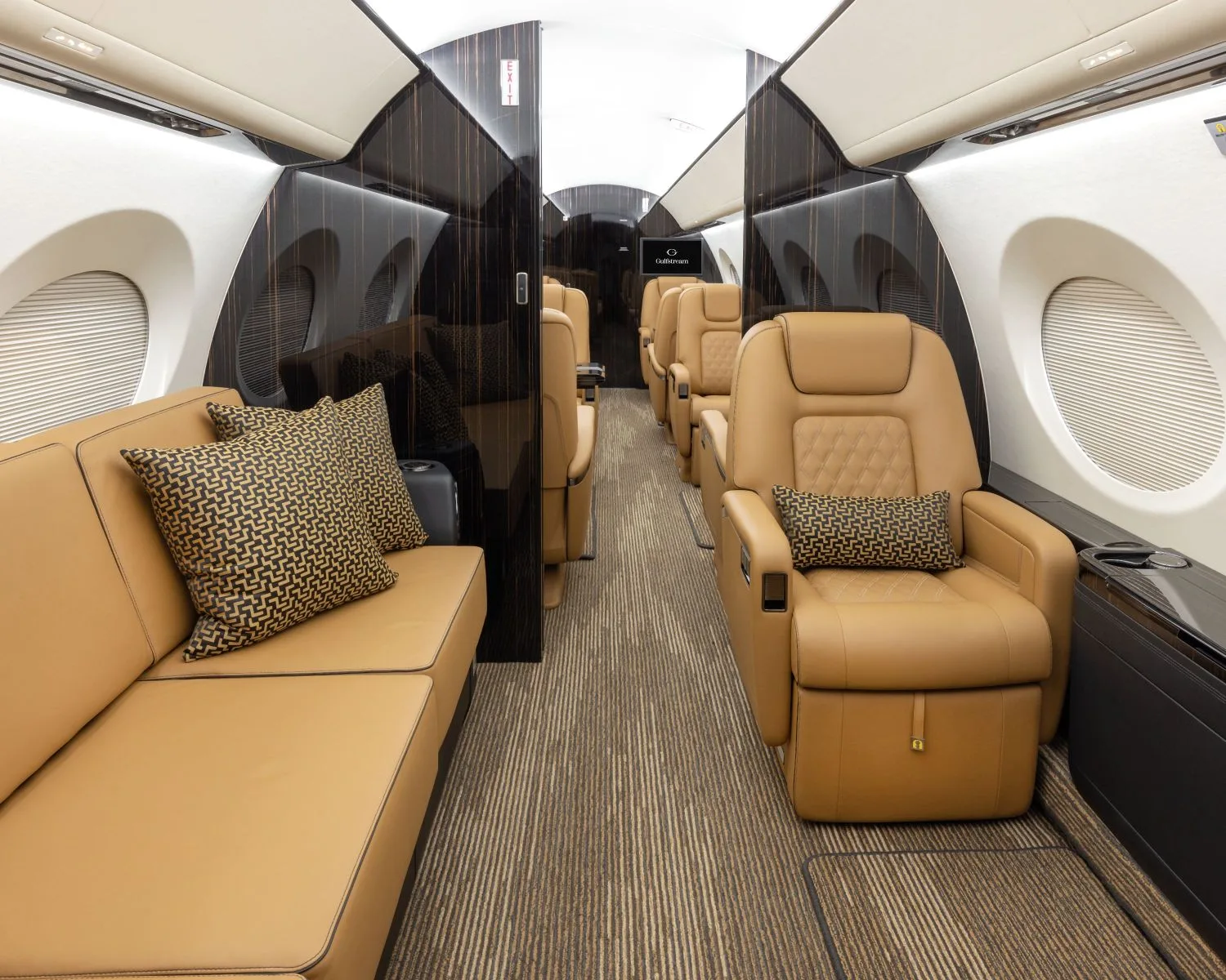 Cabin interior of a Gulfstream G500 –.
