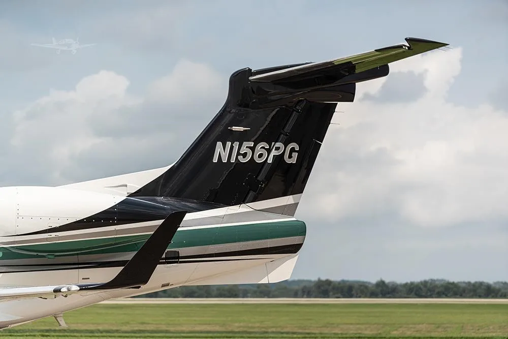 Marketing image of a 2018 EMBRAER PHENOM 300E.