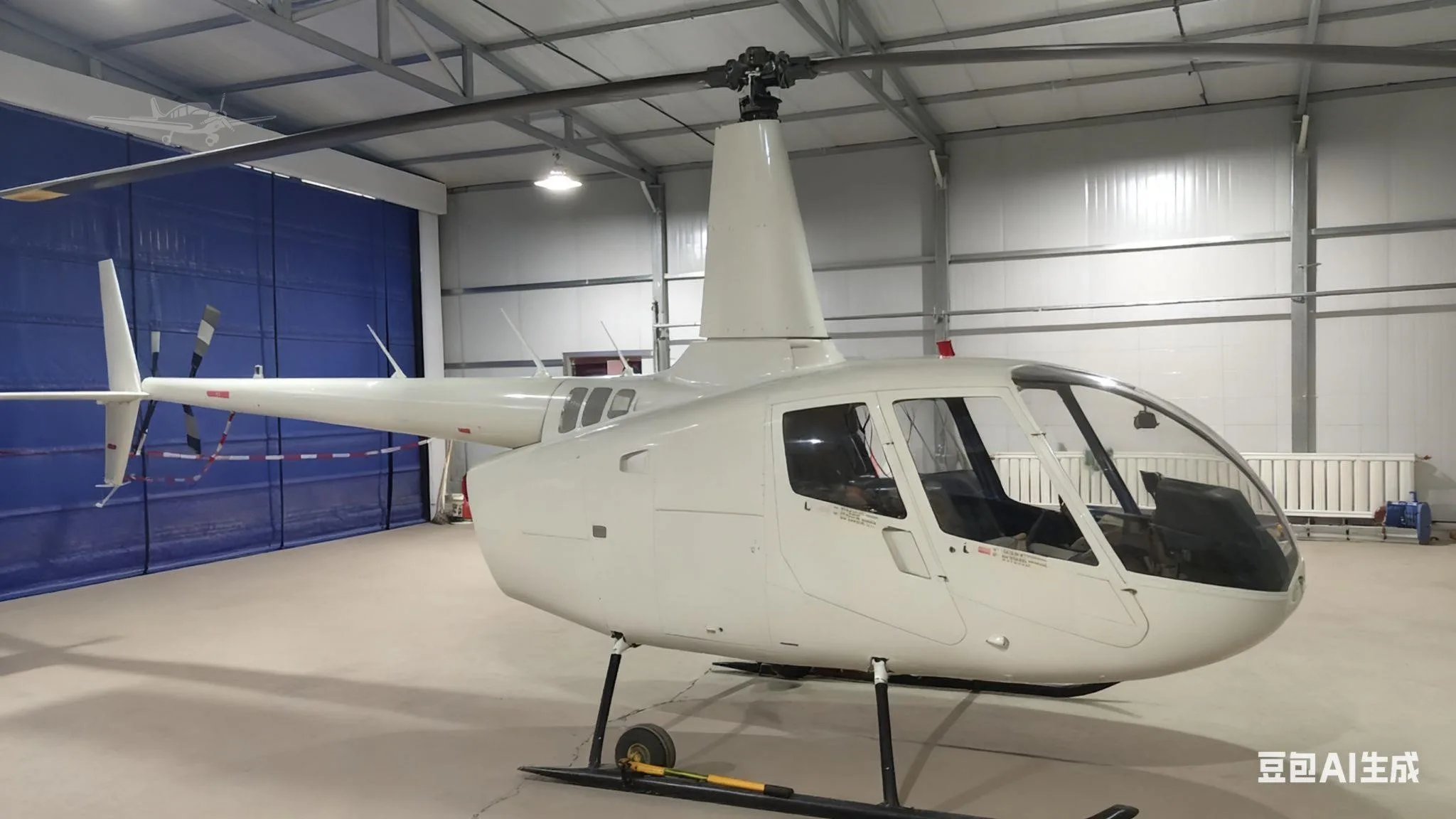 Exterior view of a 2016 ROBINSON R66.