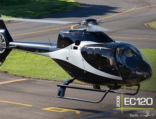 Exterior view of a 2009 Airbus EC120.