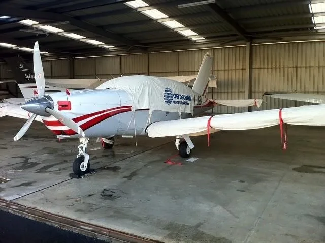 Exterior view of a 1989 SOCATA TB-20 TRINIDAD.