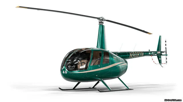 Marketing image of a 2026 Robinson R44 Raven II.