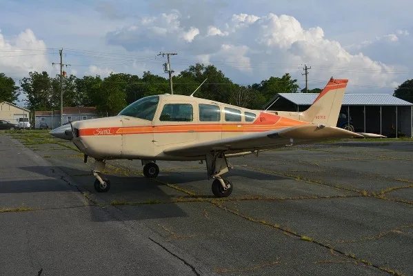 Exterior view of a 1979 Beech Sierra C-24-R.