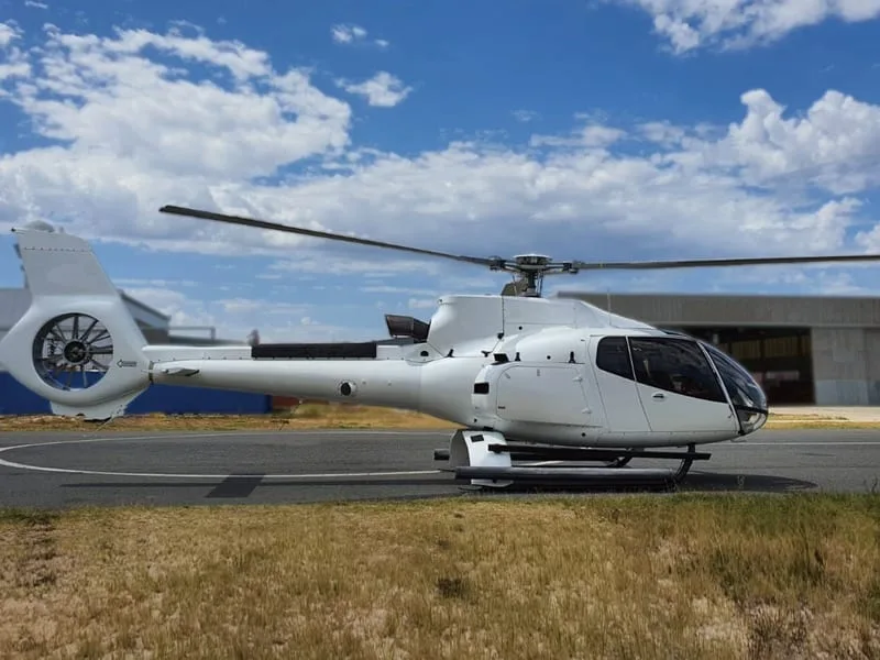 Exterior view of a 2007 Eurocopter EC130 B4.