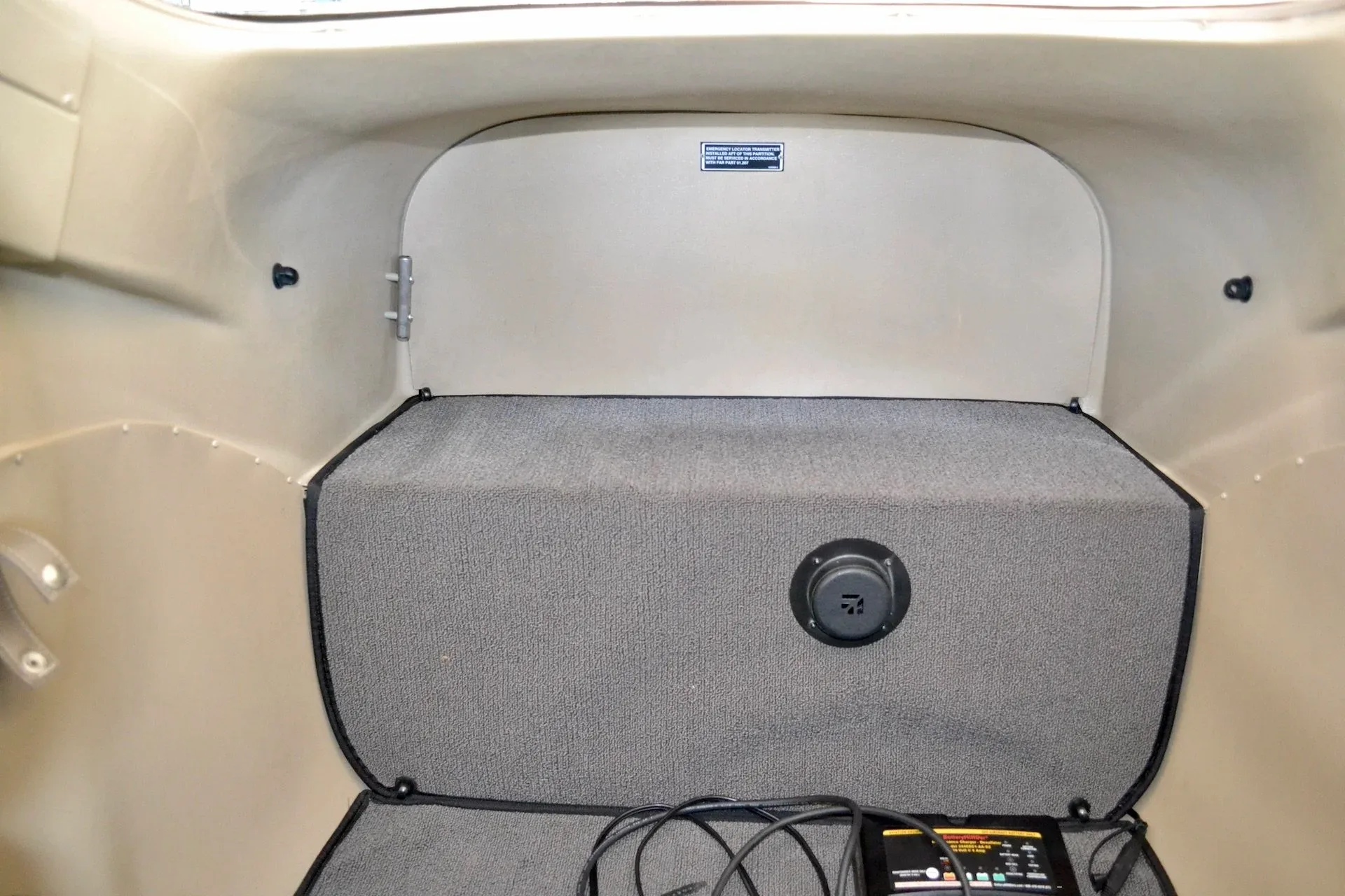 Cabin interior of a 2005 Cessna 182T Skylane.