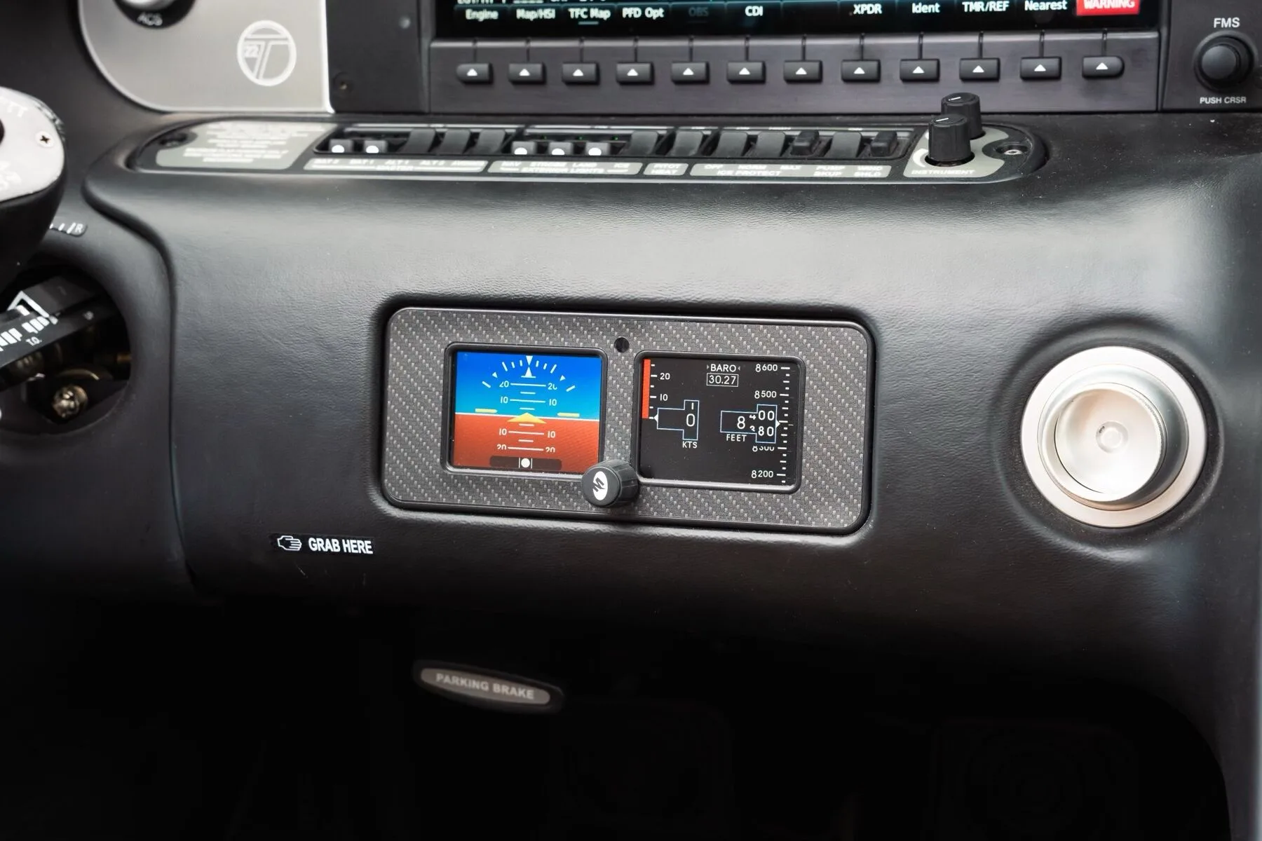 Avionics suite of a 2020 Cirrus SR22-G6 TURBO.