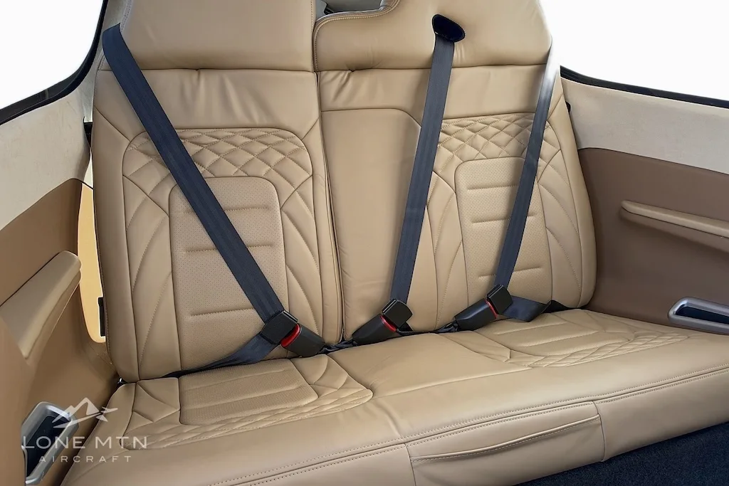 Cabin interior of a 2024 Cirrus SR22T G7.