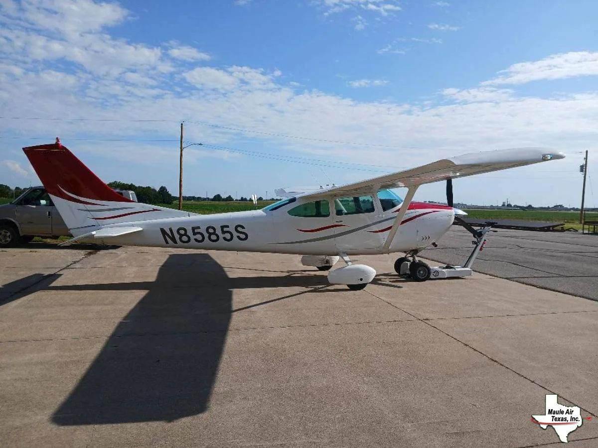 Exterior view of a 1965 Cessna 182J, N8585S.