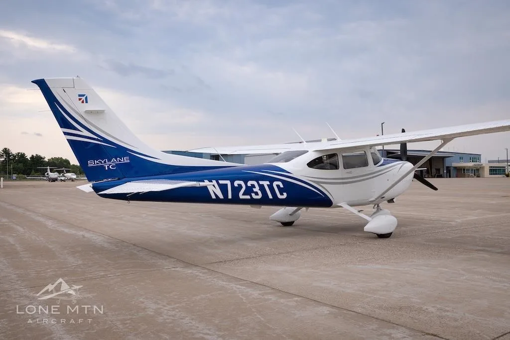 Exterior view of a 2024 CESSNA TURBO 182T SKYLANE, N723TC.