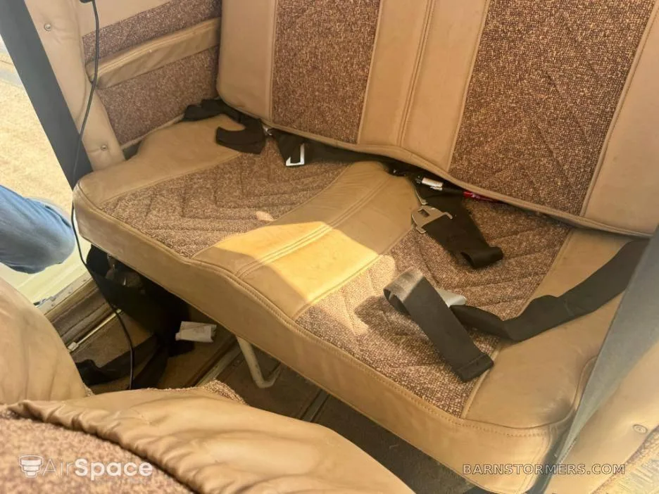 Cabin interior of a 1961 Cessna 182D.