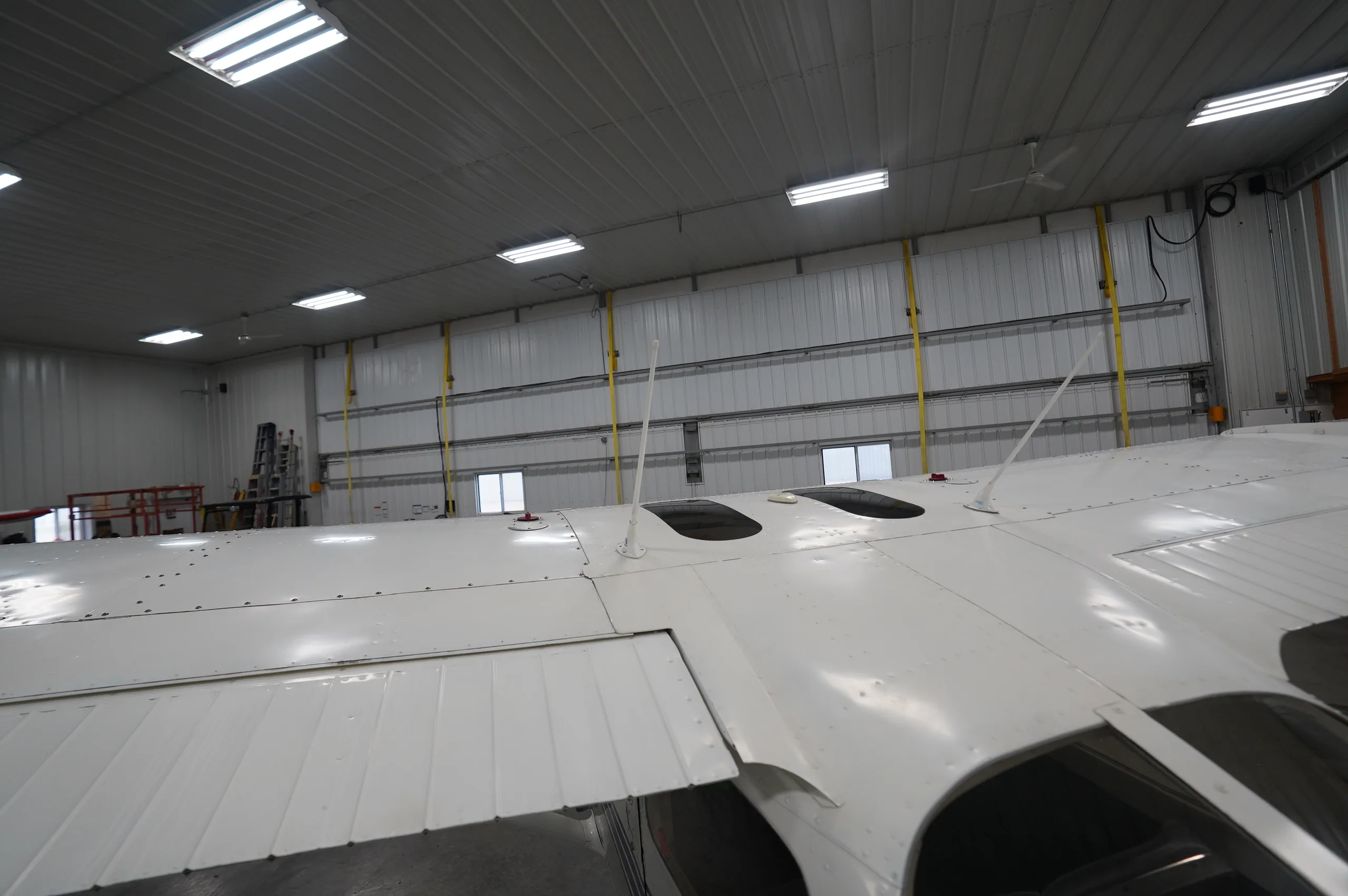 Exterior view of a 1971 Cessna O-320-E2D, N1724K.