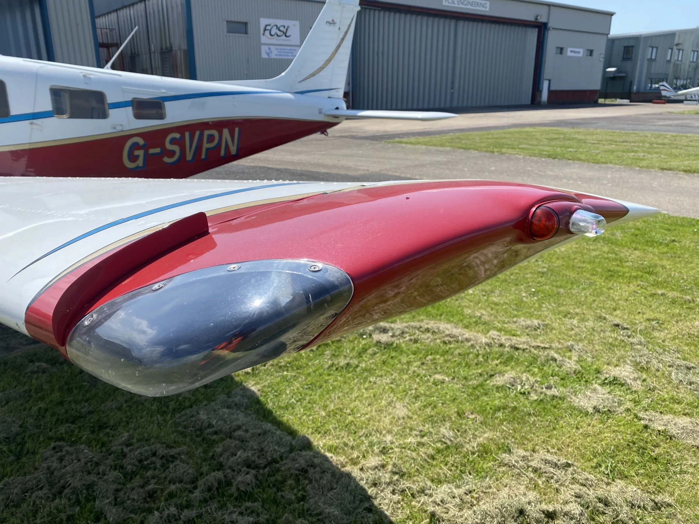 Exterior view of a 2003 Piper PA-32R-301T Saratoga 2 TC.