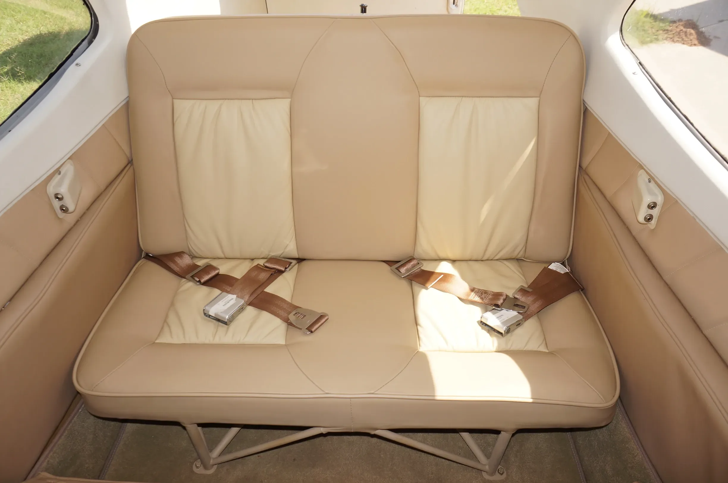 Cabin interior of a 1974 Cessna.