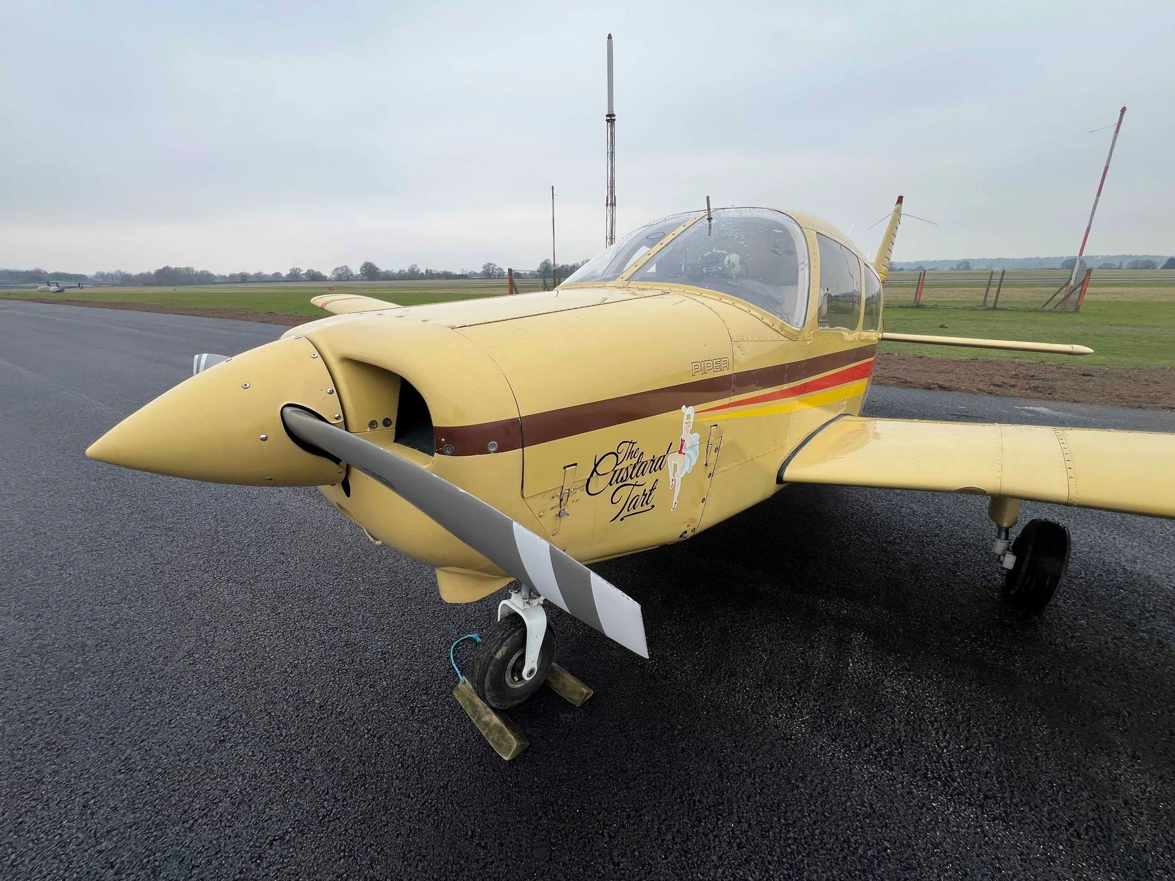 Exterior view of a 1981 Piper PA-28-161 Warrior II.
