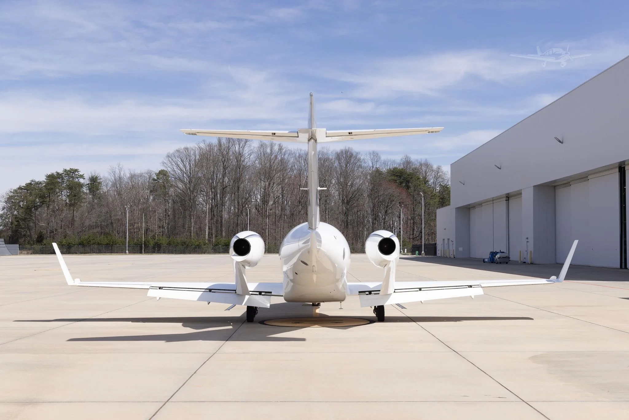 Exterior view of a 2022 HONDA JET ELITE S, N296CX.