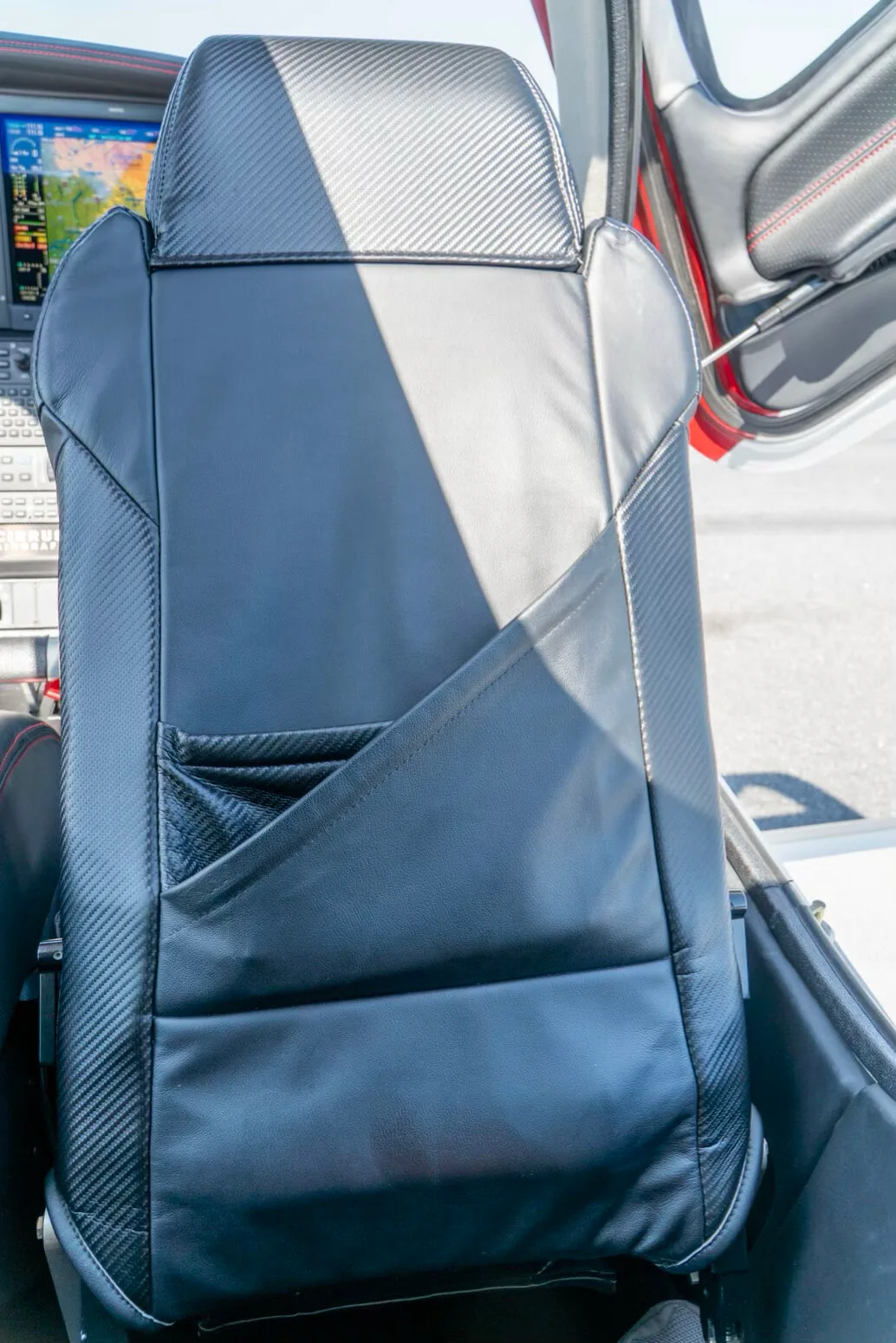 Cabin interior of a 2014 Cirrus SR22-G5 TURBO.