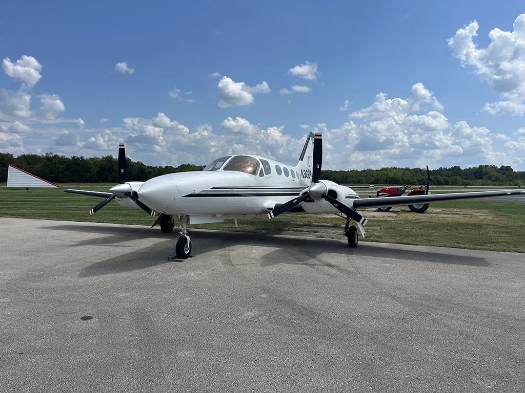 Exterior view of a 1978 Cessna.