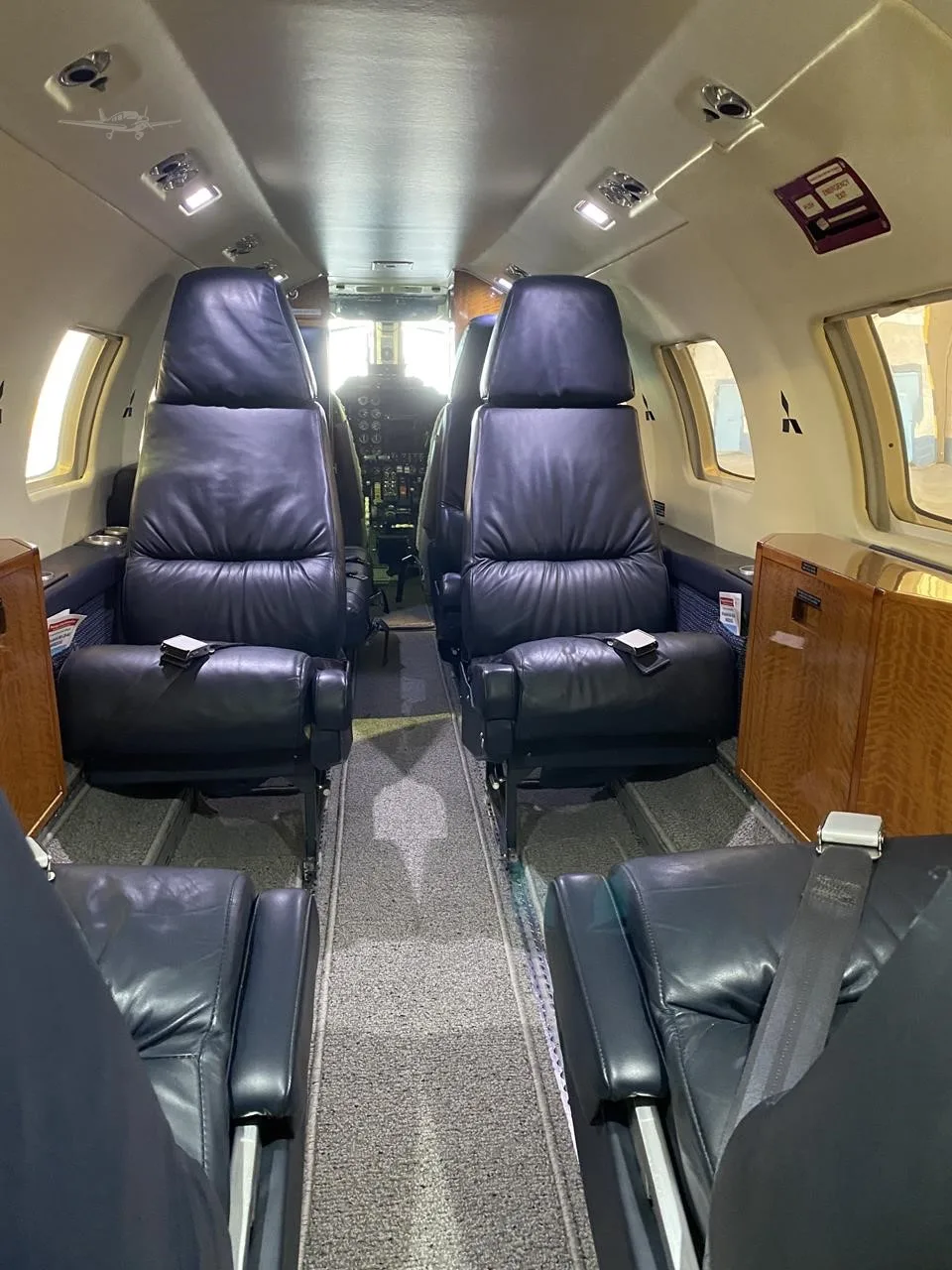 Cabin interior of a 1980 MITSUBISHI MARQUISE.