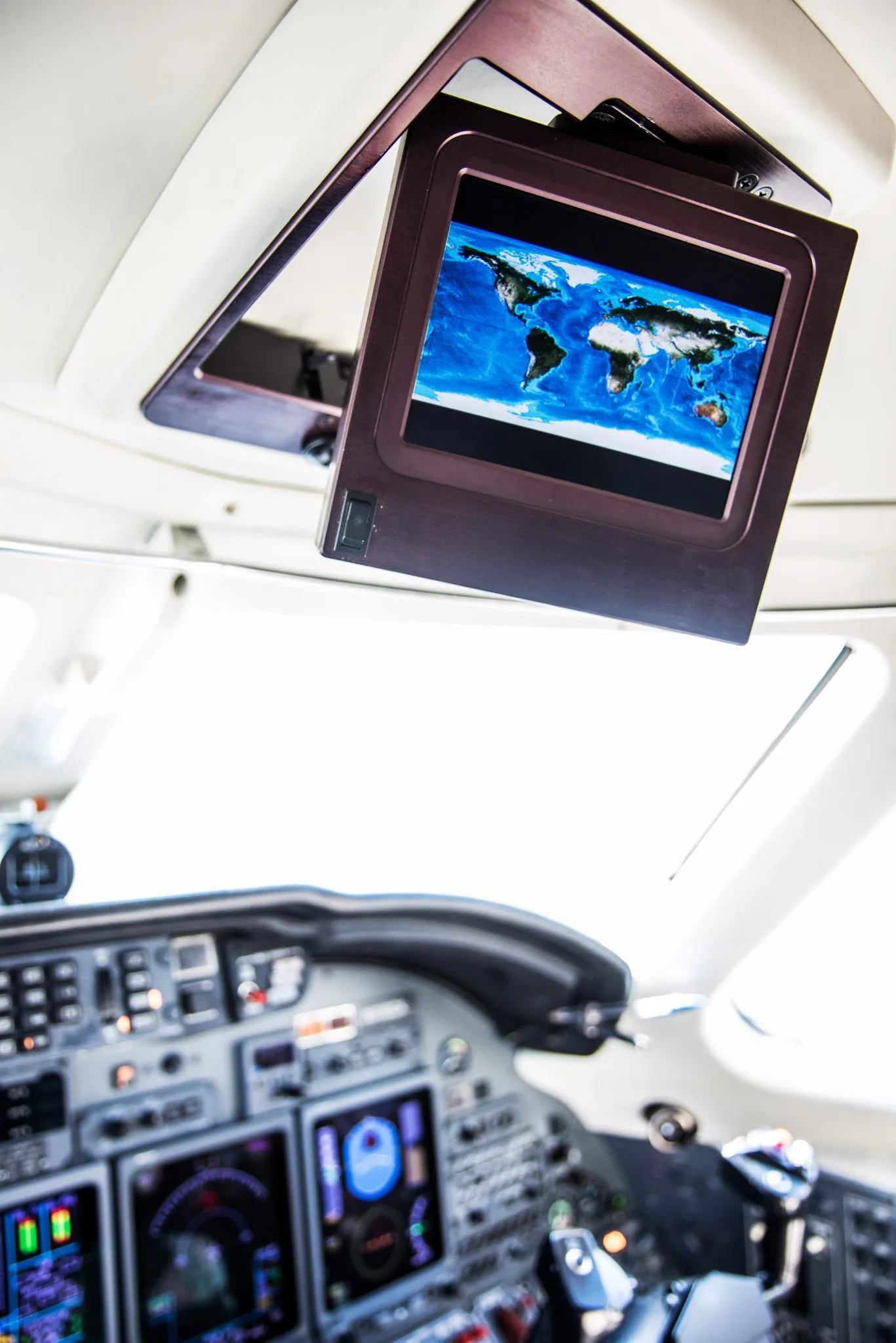 Avionics suite of a 1999 Cessna Citation 750 X.