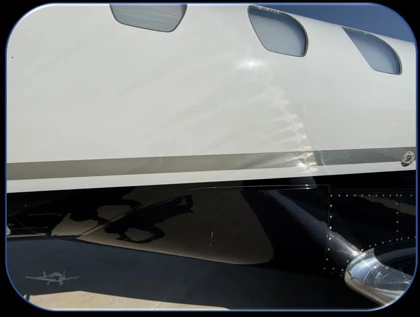Engine detail of a 2018 CESSNA CITATION CJ4.