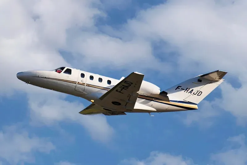 Marketing image of a 2003 Cessna Citation CJ1.