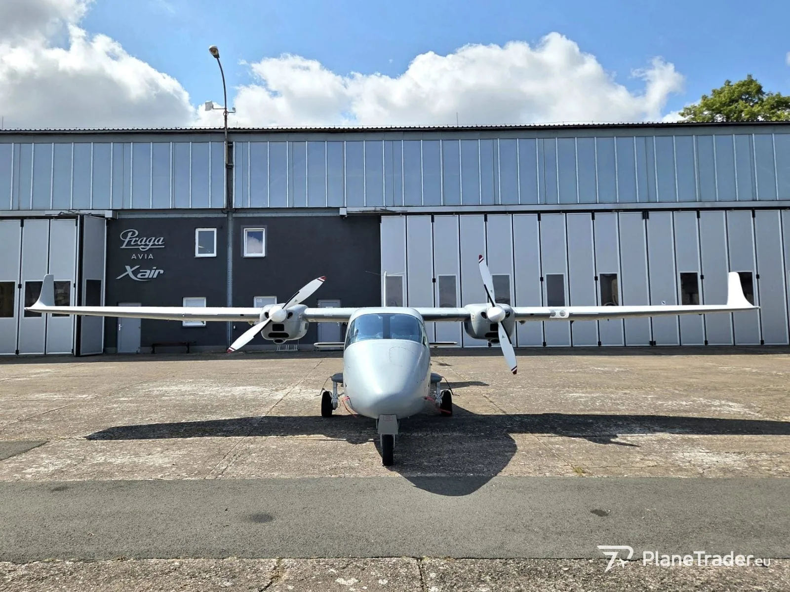 Exterior view of a 2010 Tecnam P2006T Survey.