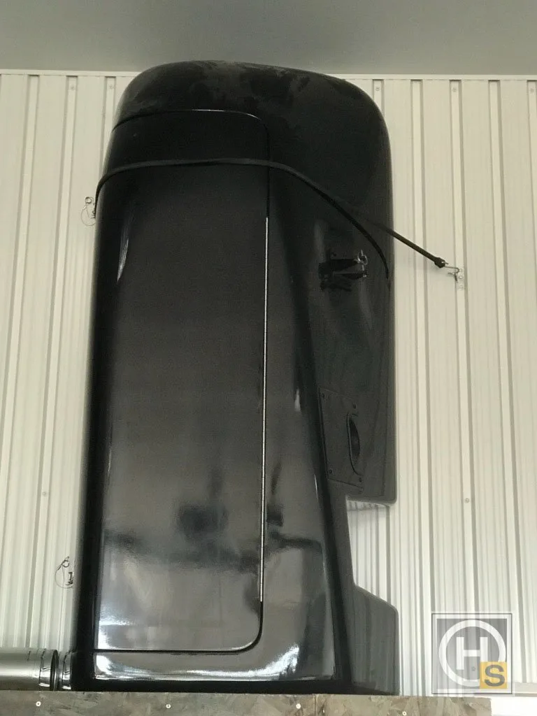 Engine detail of a 2013 Robinson R44 RAVEN II.