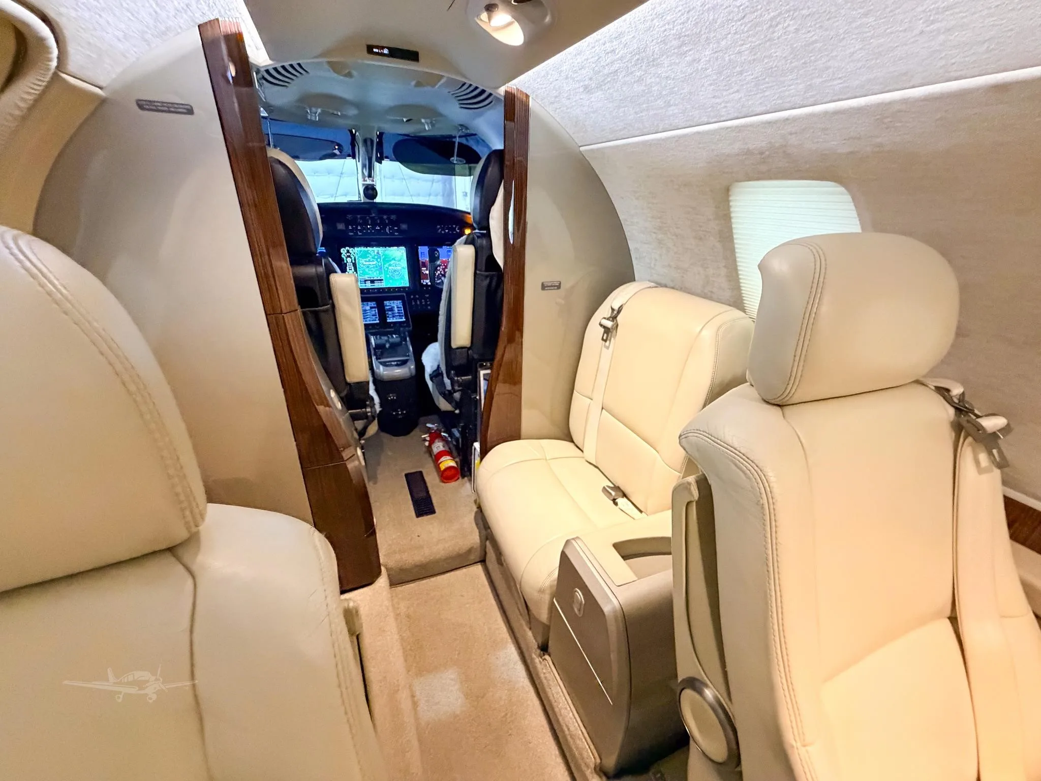 Cabin interior of a 2015 CESSNA CITATION M2.