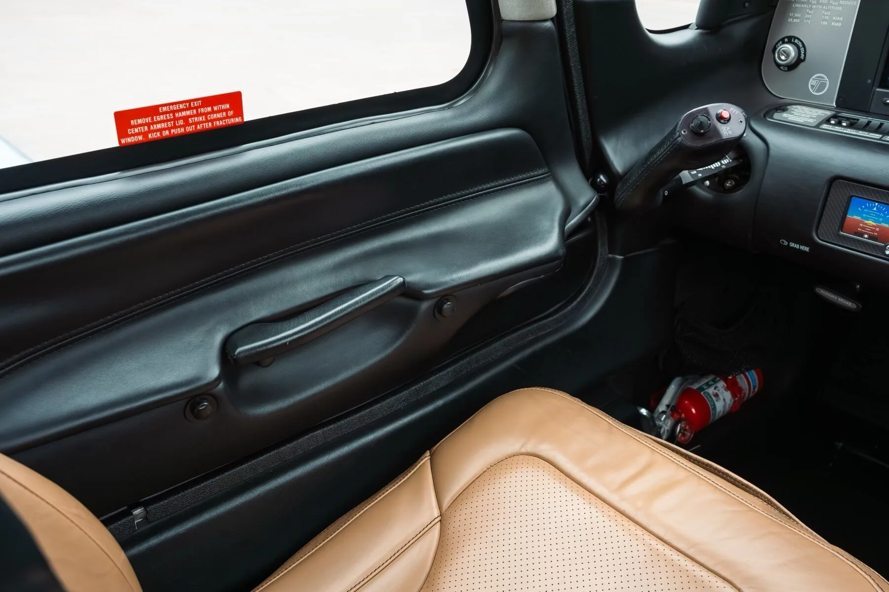 Cabin interior of a 2020 Cirrus SR22-G6 TURBO.