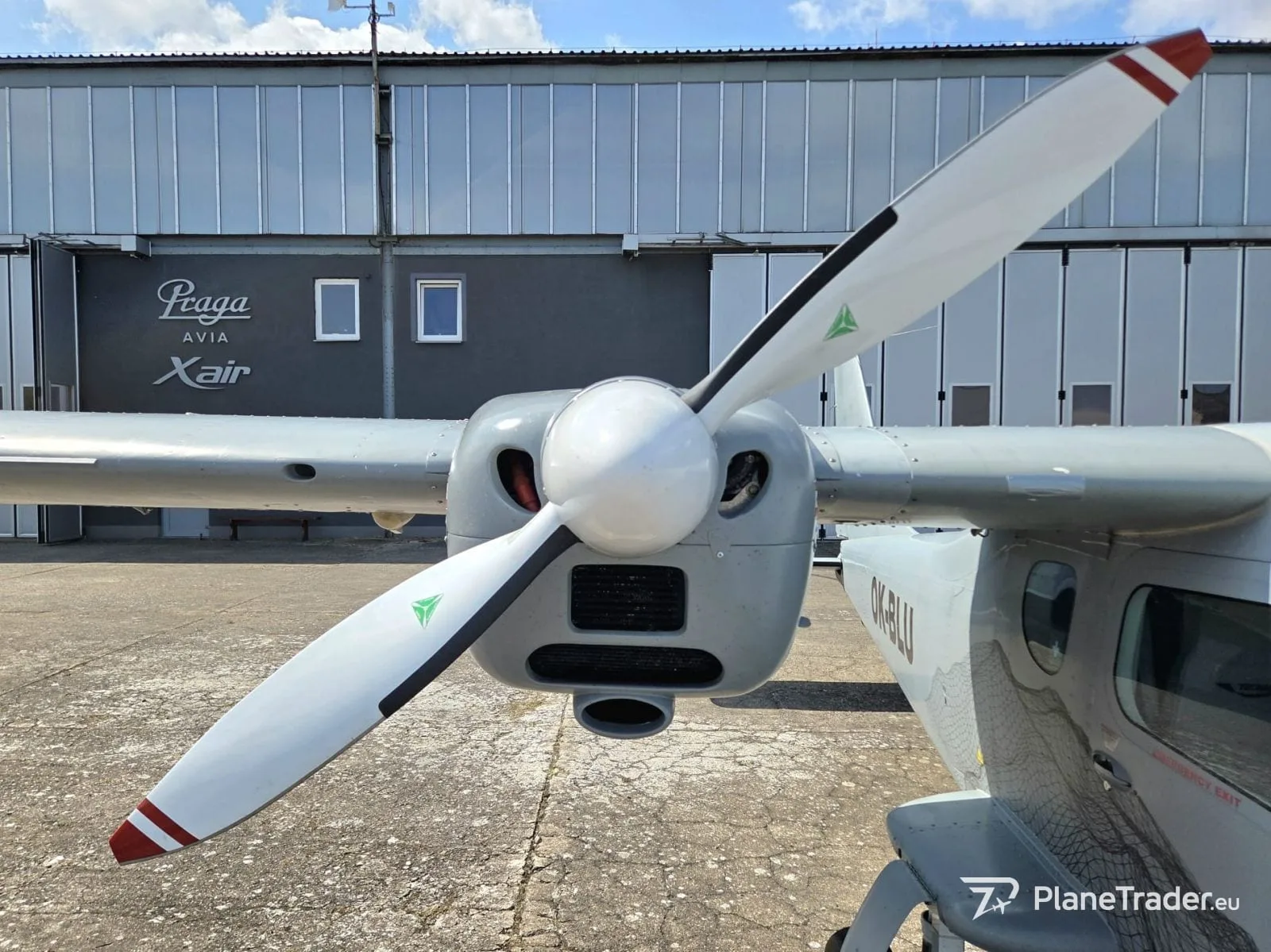 Exterior view of a 2010 Tecnam P2006T Survey.