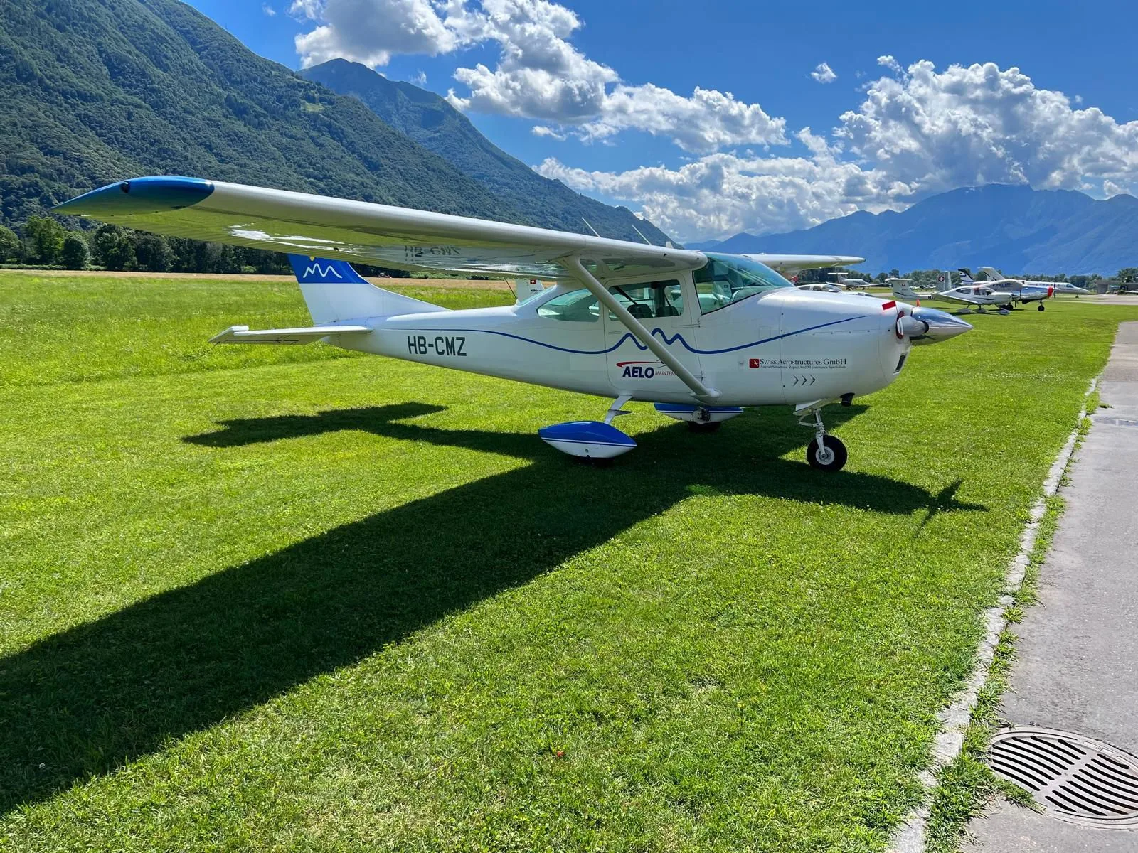 Exterior view of a 1965 Cessna 182H Skylane.