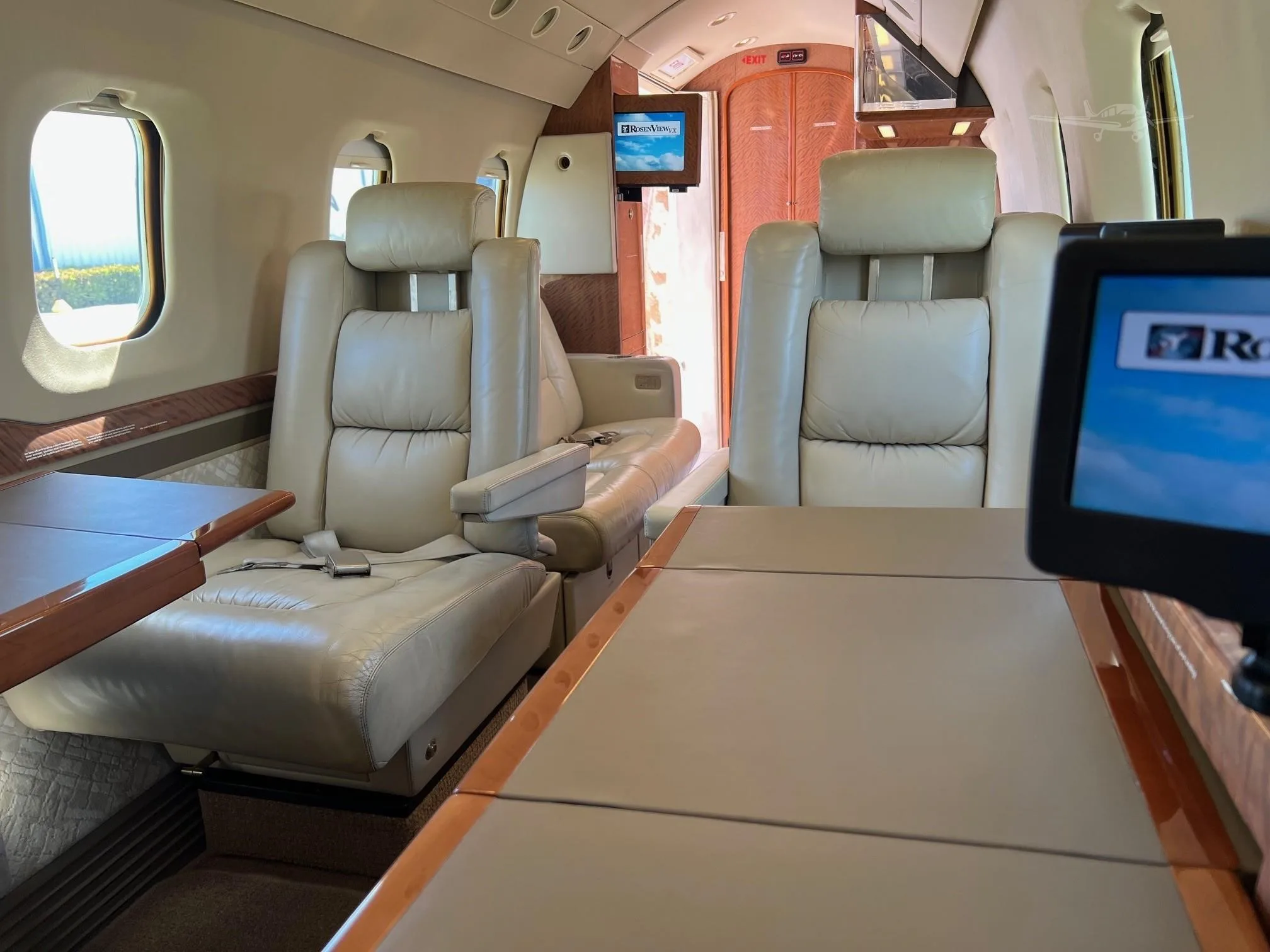 Cabin interior of a 1998 ASTRA/GULFSTREAM ASTRA SPX.