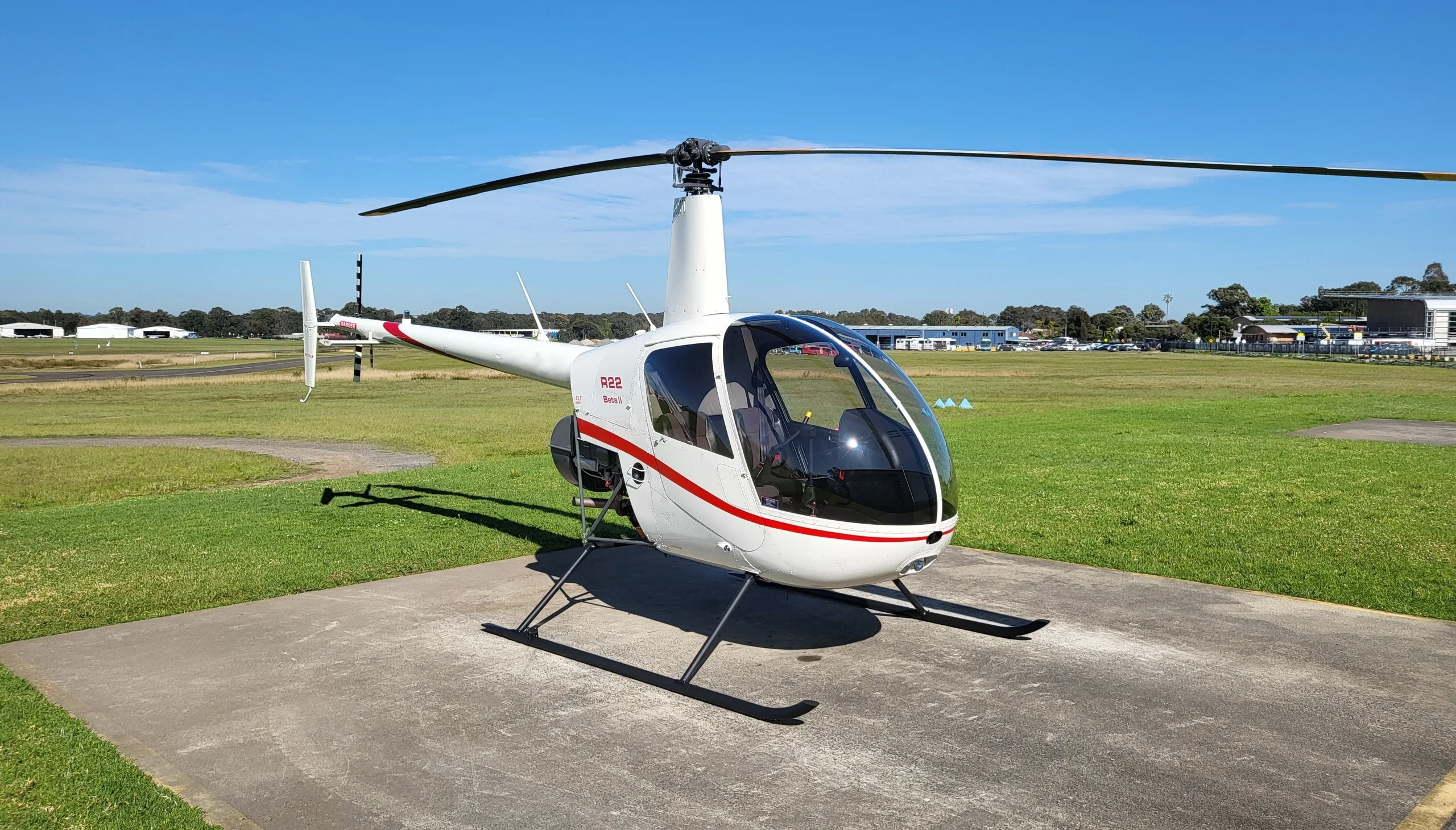 Engine detail of a Robinson R44 Alaska Rack | Aircraft Listing | Plane Sales Australia.