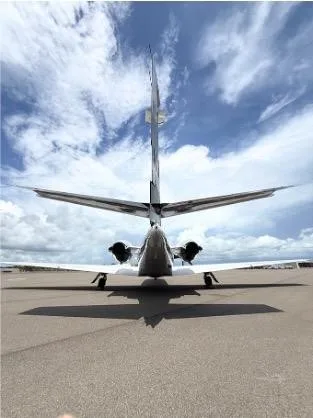 Exterior view of a 1982 CESSNA CITATION II, N668AJ.
