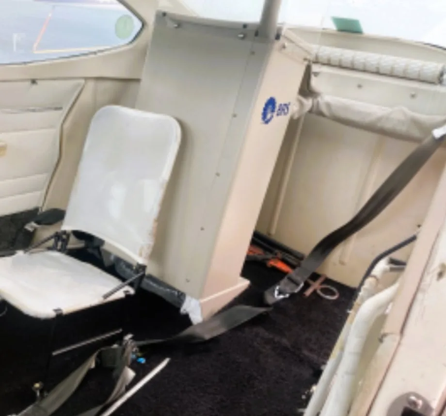 Cabin interior of a 1968 Piper 182H.