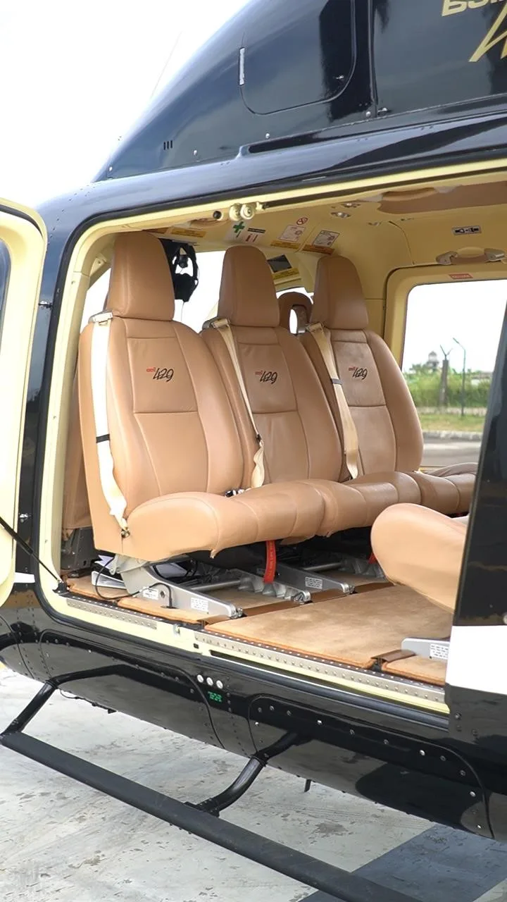 Cabin interior of a 2017 BELL 429.