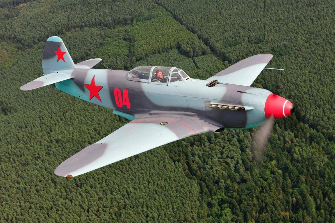 Marketing image of a 1943 Yakovlev Yak-9-UM.